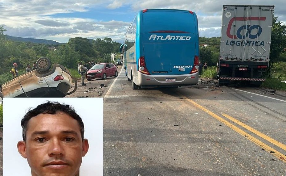 Suspeito de matar patroa a marteladas morre em acidente durante perseguição policial na BR-407