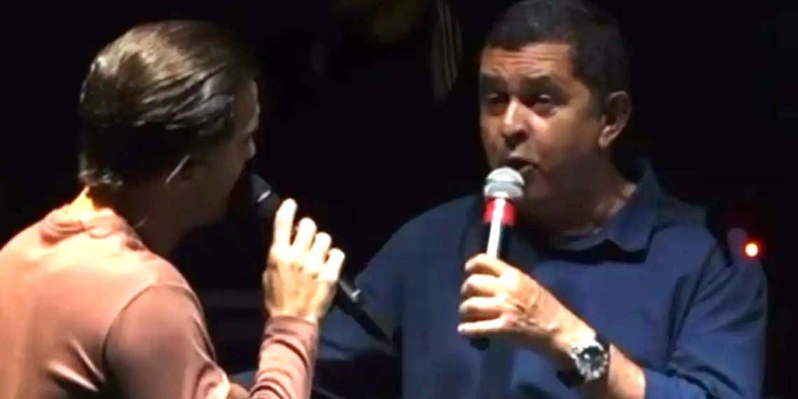 Deputado com sinais de embriaguez sobe ao palco e interrompe show de Tayrone em São Gabriel