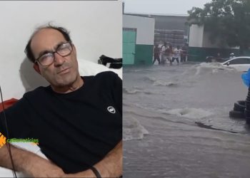 Professor coiteense relata momento de aflição e medo quando carro foi levado pela correnteza: “Foi a pior sensação da minha vida”