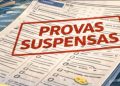 Provas de processo seletivo são suspensas após fortes chuvas
