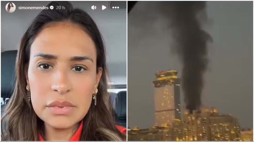 Simone Mendes volta de viagem de Dubai e se assusta ao saber de fogo em hotel onde estava: ‘Desesperador’