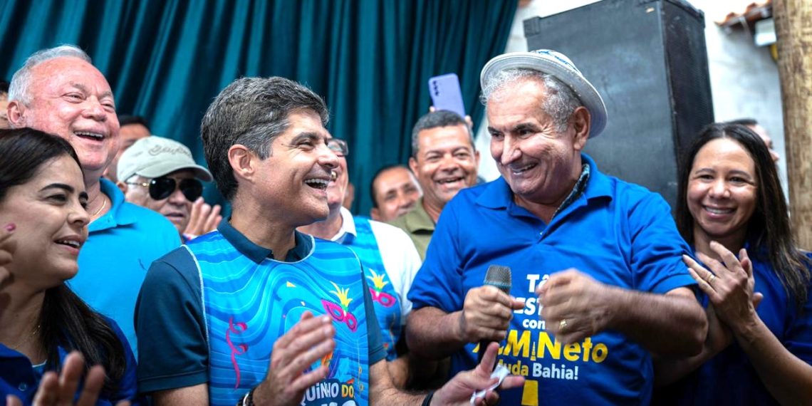 ACM Neto e Coronel participam de primeiro evento no interior após lançamento da chapa